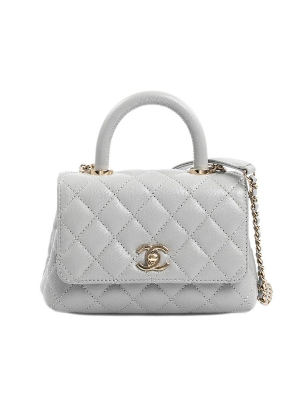 Chanel Handbag Top Handle Mini Flap Bag